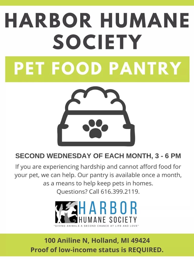 Harbor Humane Pet Food Pantry animal shelter in Holland, MI