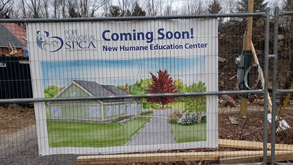 NH Humane Education Center- Pope Memorial SPCA animal shelter in Concord, NH