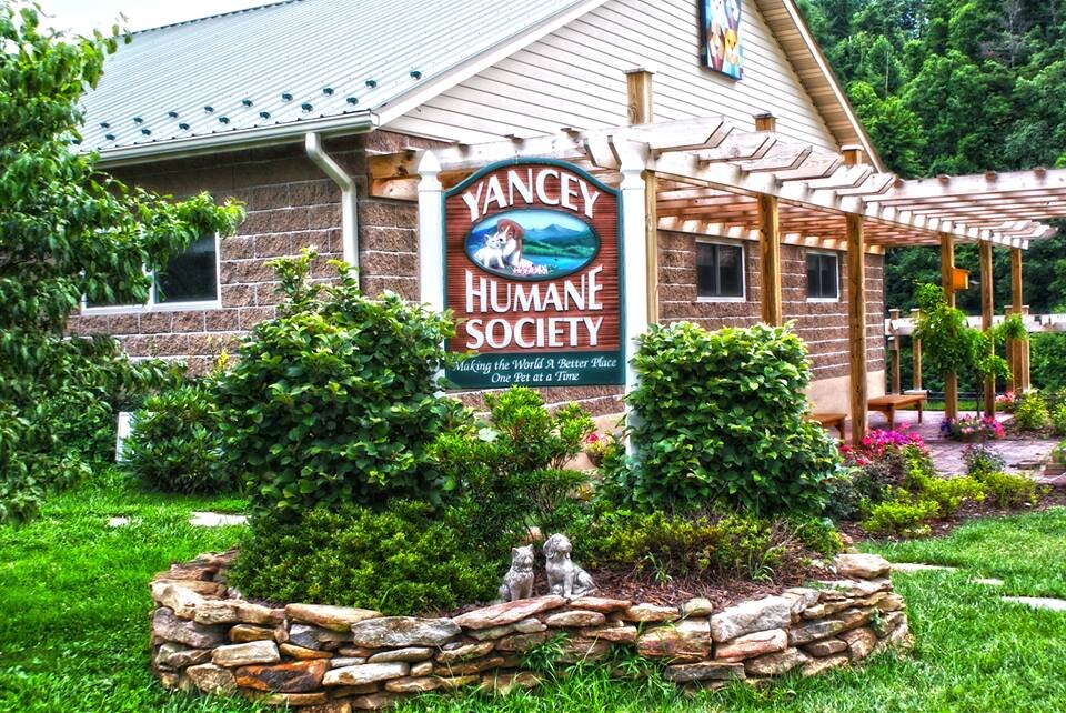 Yancey Humane Society animal shelter in Burnsville, NC